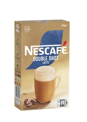 Nescafe Coffee Double Shot Latte (10 Sachets)