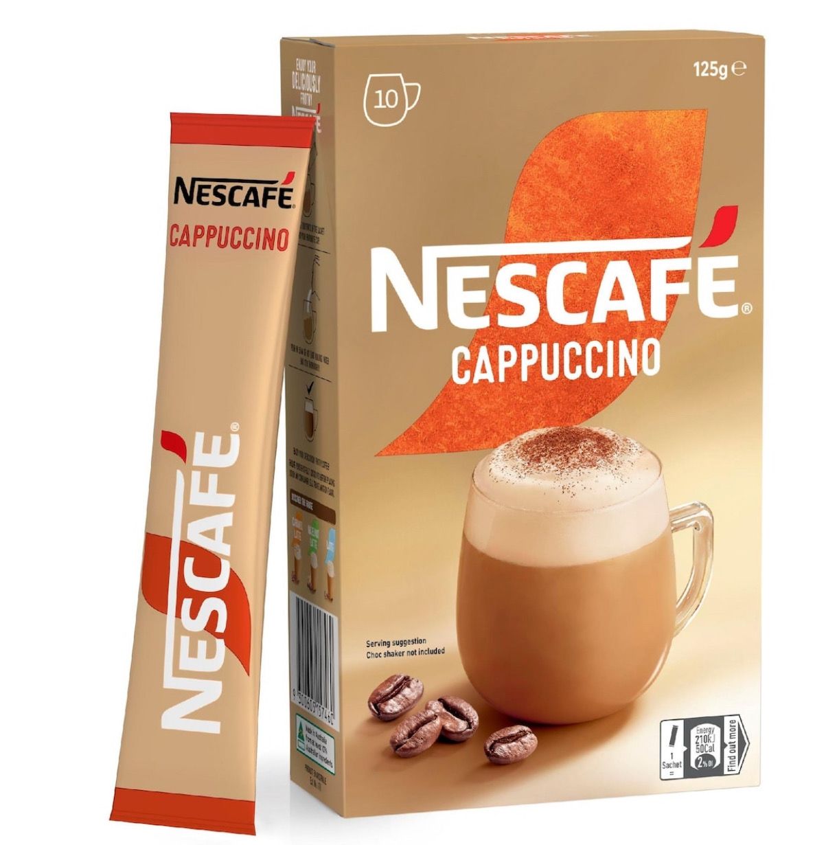 Nescafe Coffee Cappuccino (10 Sachets)
