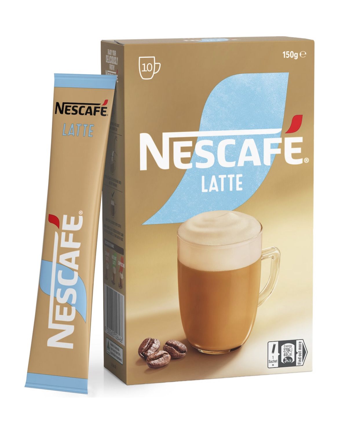Nescafe Coffee Latte (10 Sachets)