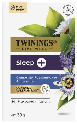 Twinings Live Well - Sleep + (20 Flavoured Infusions) (30g) Twinings Live Well - Sleep + (20 Flavoured Infusions) (30g)
