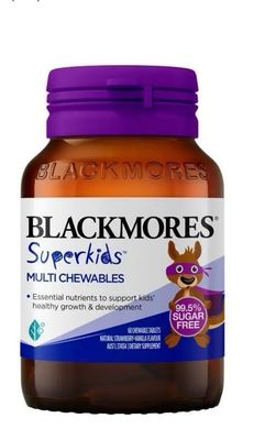 Blackmores Superkids Multichewables (60 Tablets) Exp 1/28 Blackmores Superkids Multichewables (60 Tablets) Exp 1/28