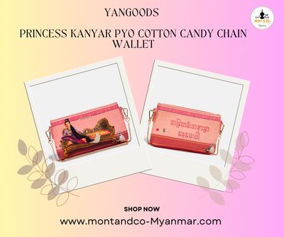 Yangoods Princess Kanyar Pyo Cotton Candy Chain Wallet