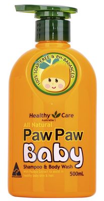 Healthy Care Paw Paw Baby Shampoo &amp; Body Wash (500ml)