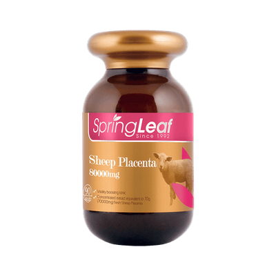 Spring Leaf Sheep Placenta 80000mg (90 Capsules)