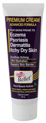 Hope's Relief Premium Cream (Eczema, psoriasis, Dermatitis) (60g) Hope's Relief Premium Cream (Eczema, psoriasis, Dermatitis) (60g)