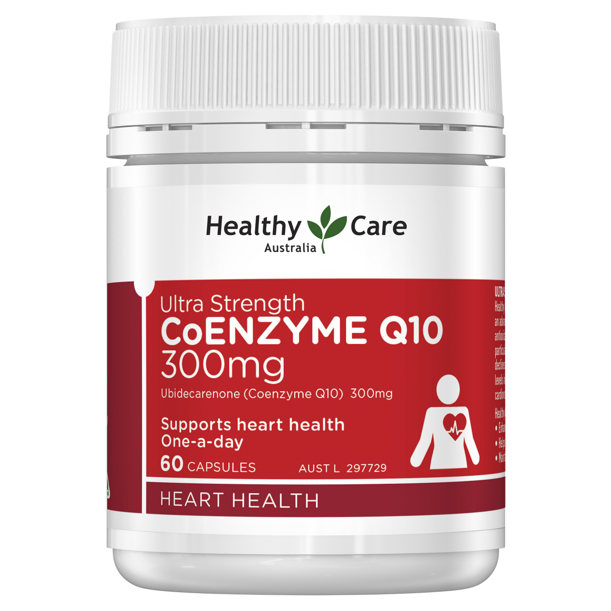 Healthy Care Ultra Strength CoEnzyme Q10 300mg 60 Capsules (Exp: 10/2026)