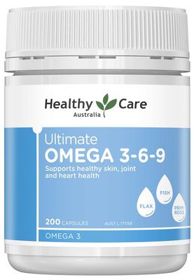 Healthy Care Ultimate OMEGA 3-6-9 (200 Capsules) (Exp: Nov 2027) Healthy Care Ultimate OMEGA 3-6-9 (200 Capsules) (Exp: Nov 2027)