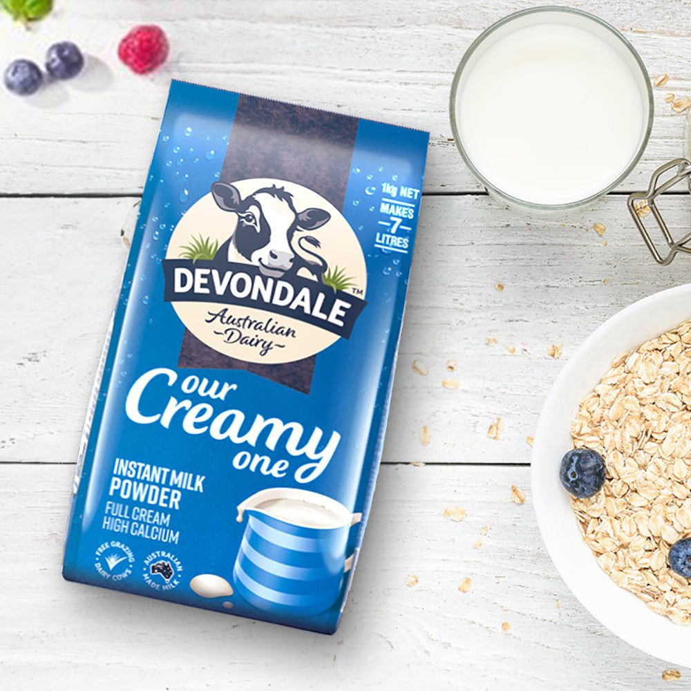 Devondale Instant Milk Powder Full Cream (1kg) (Exp: 23/06/27) Devondale Instant Milk Powder Full Cream (1kg) (Exp: 23/06/27)