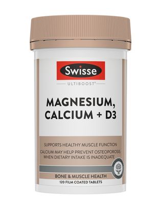 Swisse Ultiboost Magnesium Calcium + D3 (120 Tablets)