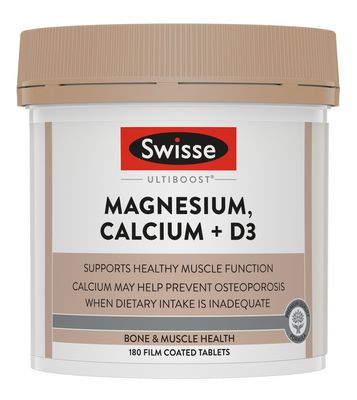 Swisse Ultiboost Magnesium Calcium + D3 (180 Tablets) (Exp: Dec 2027) Swisse Ultiboost Magnesium Calcium + D3 (180 Tablets) (Exp: Dec 2027)