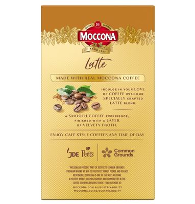 Moccona Coffee Latte (10 Sachets) (Exp: 08/2027)