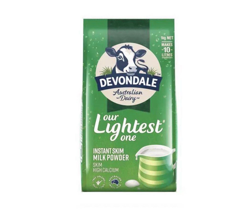 Devondale Instant Skim Milk Powder (Exp date- July 2026)