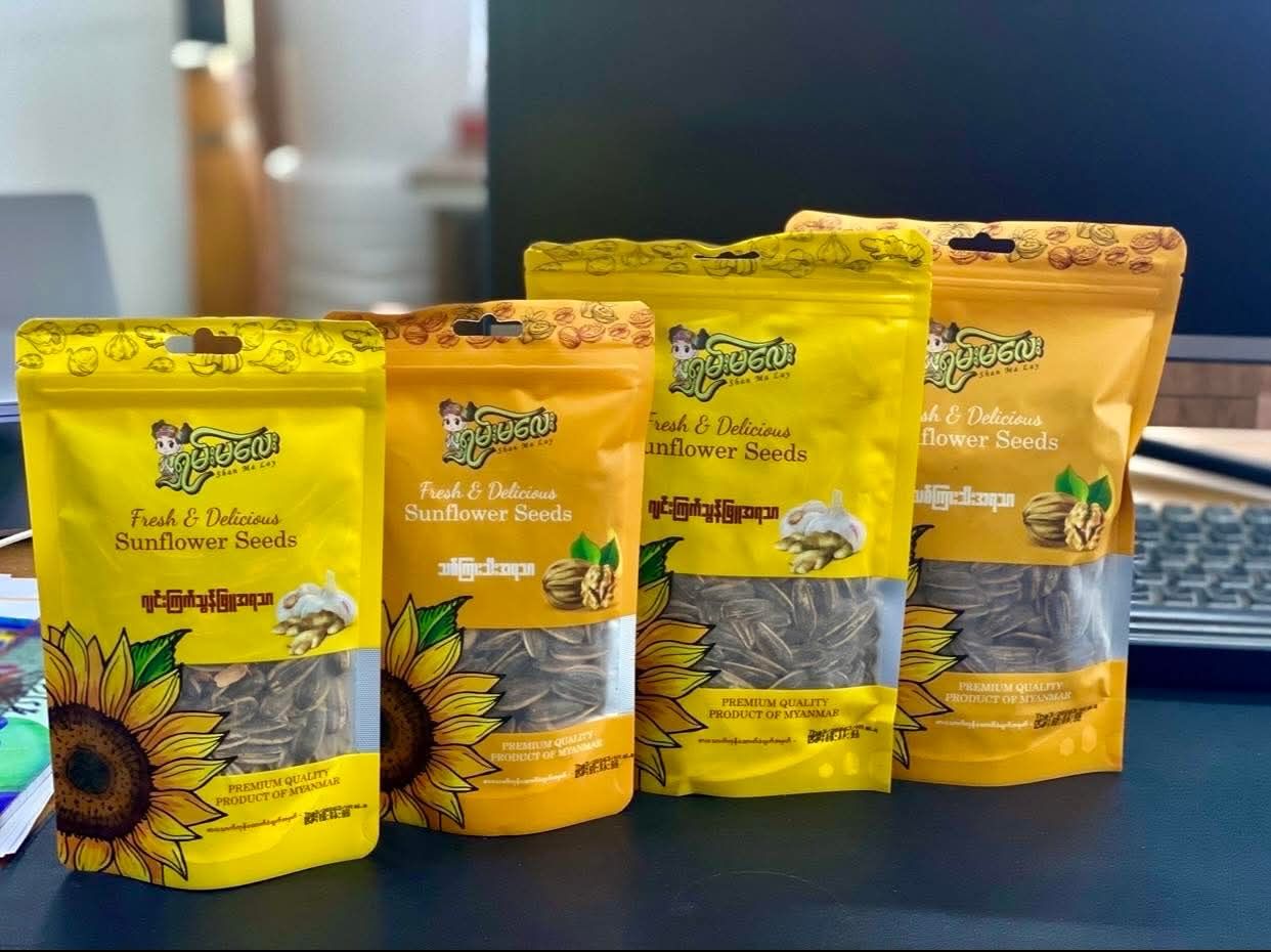 ရှမ်းမလေး သစ်ကြားသီး အရသာ နေကြာစေ့ အထုတ်ကြီး 100g