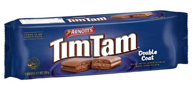 Arnotts Tim Tam Choccolate Double Coated 200g (Exp: 17/09/2026)