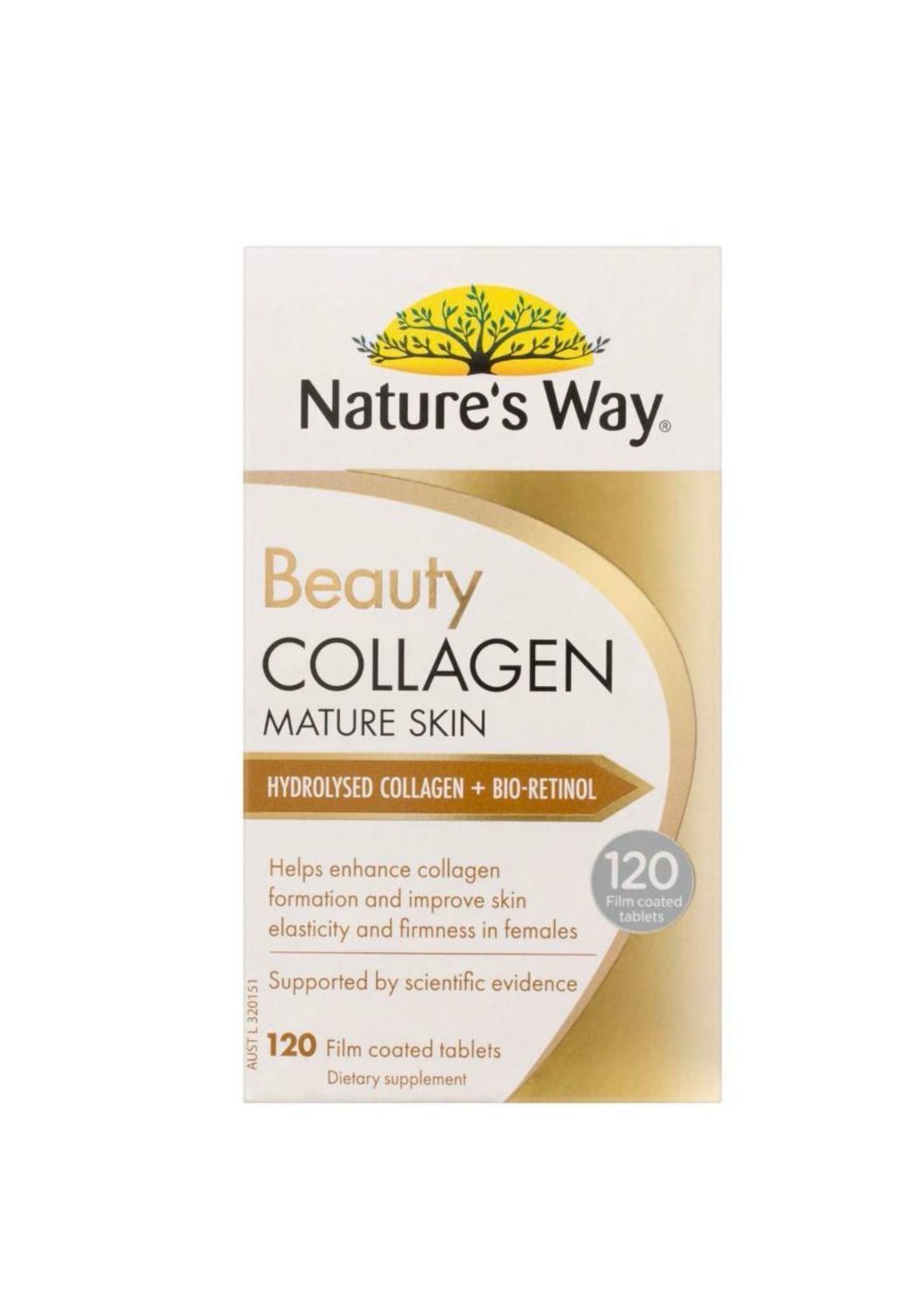 Nature's Way Beauty Collagen Mature Skin (120 Tablets) (Exp: 11/2027) Nature's Way Beauty Collagen Mature Skin (120 Tablets) (Exp: 11/2027)