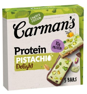 Carman's Protein Bars Pistachio 1 Pack (40g) (Exp: 18/12/2026) Carman's Protein Bars Pistachio 1 Pack (40g) (Exp: 18/12/2026)