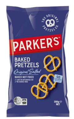 Parker's Baked Pretzels Wheat Original (200g) Parker's Baked Pretzels Wheat Original (200g)