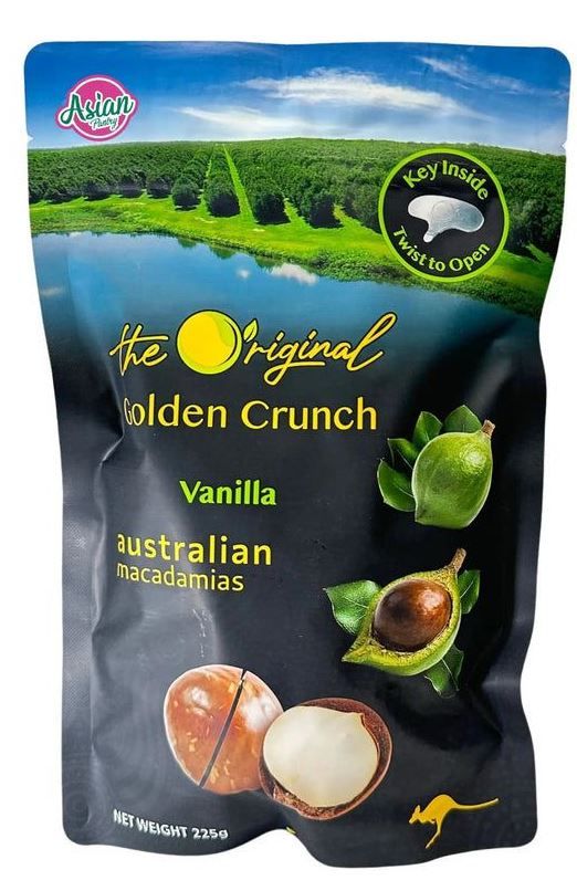 The Original Macadamias (Golden Crunch) Vanilla (225g) (Exp: 07/2027) The Original Macadamias (Golden Crunch) Vanilla (225g) (Exp: 07/2027)