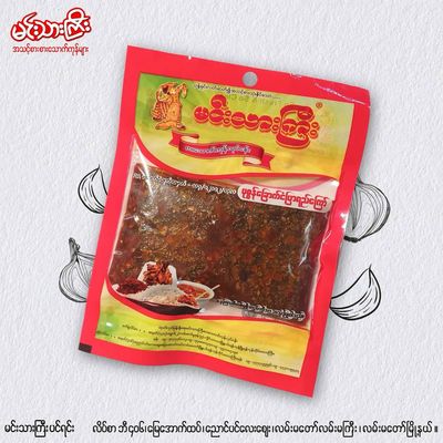 မင်းသားကြီး ပုဇွန်ခြောက် ငံပြာရည်ကြော် 80g မင်းသားကြီး ပုဇွန်ခြောက် ငံပြာရည်ကြော် 80g