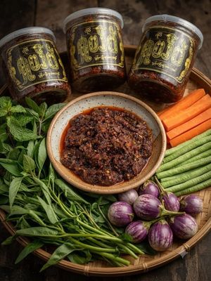 ရှယ်ပဲ ပုစွန်ခြောက် ငပိချက် (350g) ရှယ်ပဲ ပုစွန်ခြောက် ငပိချက် (350g)