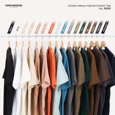 5900B - Unisex Heavy Hybrid Cotton Tee (BY PACK-10 PCS)