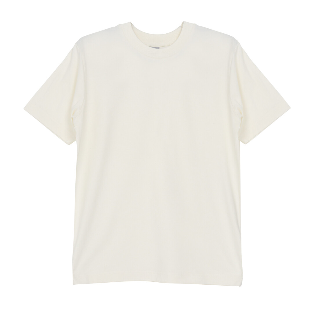 5900B - Unisex Heavy Hybrid Cotton Tee (BY PACK-10 PCS), COLOR: Marshmallow, SIZE: XS