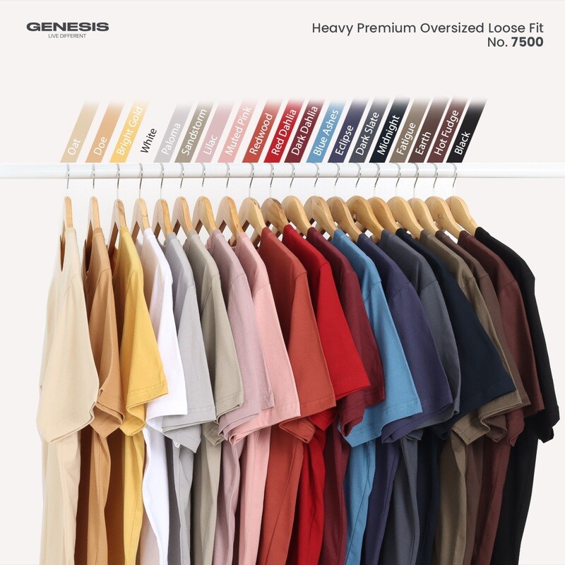 7500B - Heavy Premium Oversized Loose Fit (BY PACK-10 PCS)