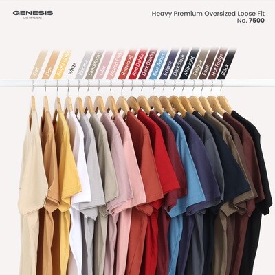7500B - Heavy Premium Oversized Loose Fit (BY PACK-10 PCS)