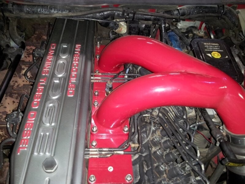 94-98 DODGE CUMMINS TWIN RAM INTAKE KIT