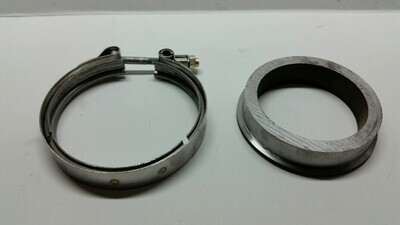 HX40 4&quot; Weld on Flange and Clamp