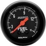 Autometer Z Series Fuel Pressure Gauge 0-15 PSI - 2603