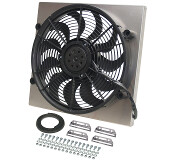 RAD Fan/Aluminum Shroud Assembly - Derale 16819