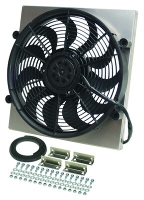 RAD Fan/Aluminum Shroud Assembly - Derale 16816