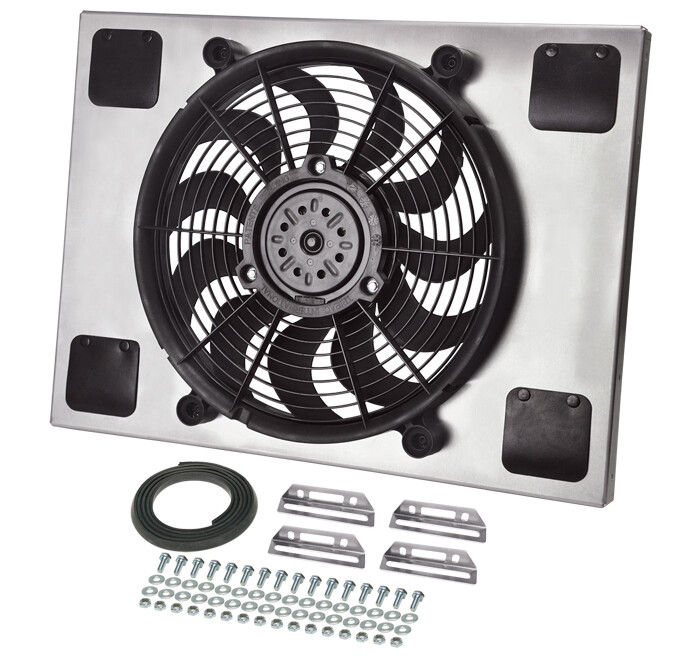 RAD Fan/Aluminum Shroud Assembly - Derale 16827