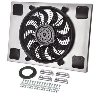 RAD Fan/Aluminum Shroud Assembly - Derale 16827