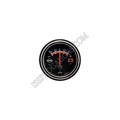 GAUGE E/M AMMETER 100-0-100 CHR - R9767