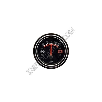 GAUGE E/M AMMETER 60-0-60 CHR - R9766