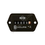 GAUGE HOURMETER 10-80 VDC MINI RECTANGULAR - R8864HV