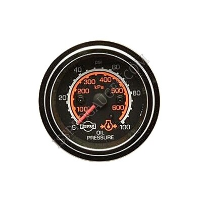 Classic - GAUGE MECH E/M OIL 5-100 PSI CHR - R9701