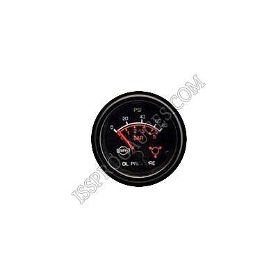 GAUGE ELEC E/M OIL 0-80 PSI PF EURO 24V - R9120-24VDC