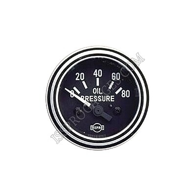 GAUGE ELEC OIL 0-80 PSI PA CHR - R8720