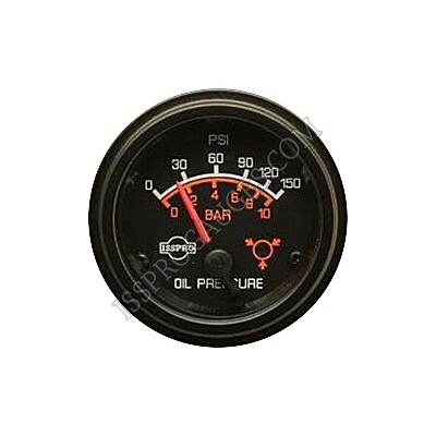 GAUGE ELEC E/M OIL 0-150 PSI PG EURO 24V - R9123-24VDC