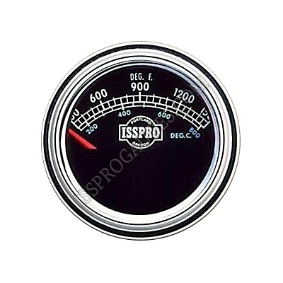 PYROMETER 2 1/16&quot; 300-1500 F CHR - R605P