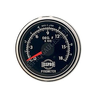 PYROMETER 3&quot; F/S 1800 F CHR - R606P