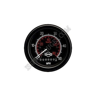 SPEEDO 3 3/8&quot; E/M 50 MPH/80 KPH PROG W/ODO - R8479