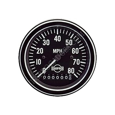 SPEEDO 3 3/8&quot; 80 MPH PROG SETTABLE W/ODO CHR - R8480C-SET