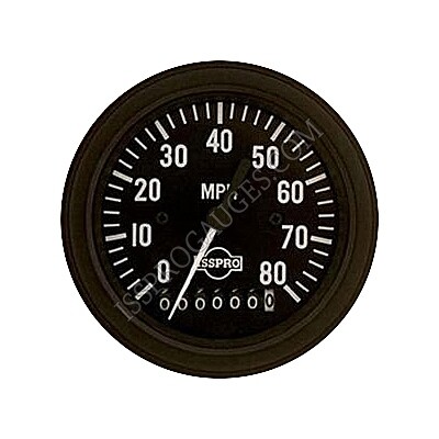 SPEEDO 3 3/8&quot; MPU 80 MPH W/ODO - R8480M