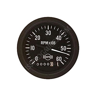 TACH 3 3/8&quot; 6K IGNITION W/HOURS - R85105