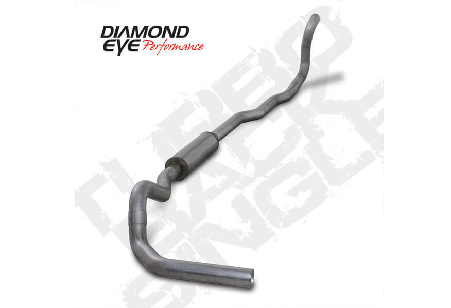 Diamond Eye HX40 4&quot; 2x4 Turbo Back With Muffler - K4209A-HX40
