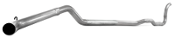 MBRP Turbo Back W/Out Muffler 89-93 Dodge 4x4 -  S6150PLM